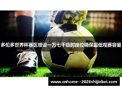 多伦多世界杯赛区增设一万七千临时座位确保最低观赛容量