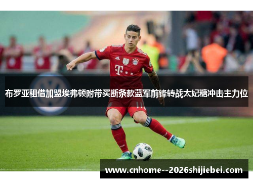 布罗亚租借加盟埃弗顿附带买断条款蓝军前锋转战太妃糖冲击主力位